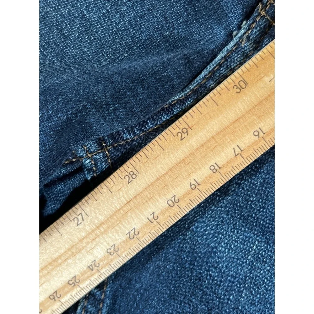 Hollister Bootcut Jeans Mens‎ 34x30 Dark Wash Denim Blue Fits 34x29